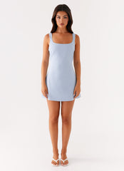 Caia Mini Dress - Blue