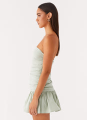 Carmel Mini Dress - Sage