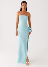 Fenway Strapless Maxi Dress - Mint