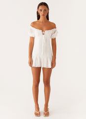 Hundred Percent Mini Dress - White