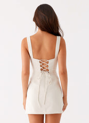 Match Point Mini Dress - Ivory