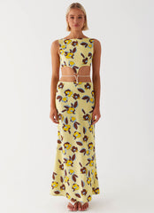 Taryn Cut Out Maxi Dress - Primrose