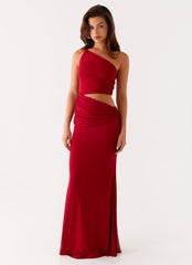 Three Wishes Maxi Dress - Raspberry