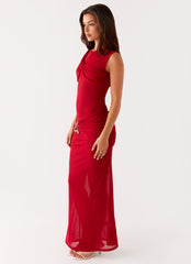 Worldwide Maxi Dress - Raspberry