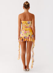 Macey Mini Dress - Sunburst Floral