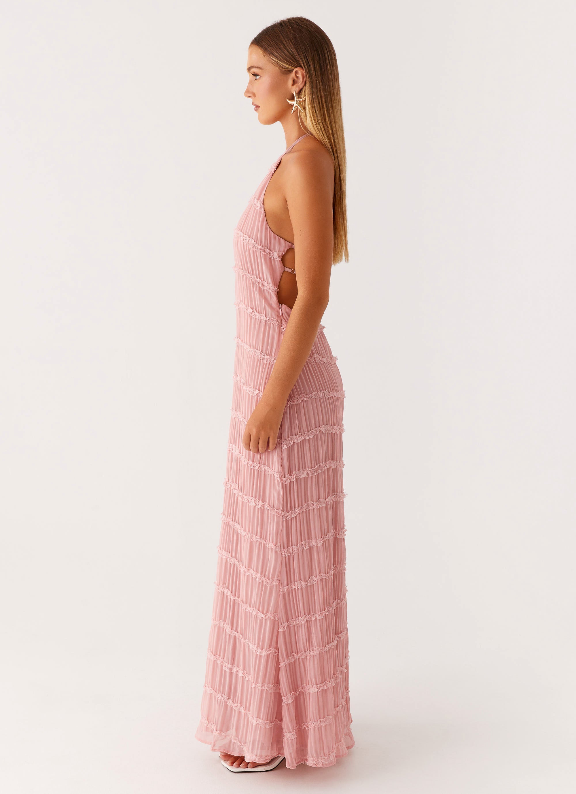 Aullie Maxi Dress - Pink