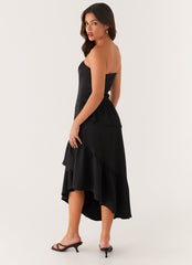 Beatrice Midi Dress - Black