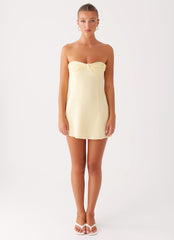 Bindi Mini Dress - Yellow