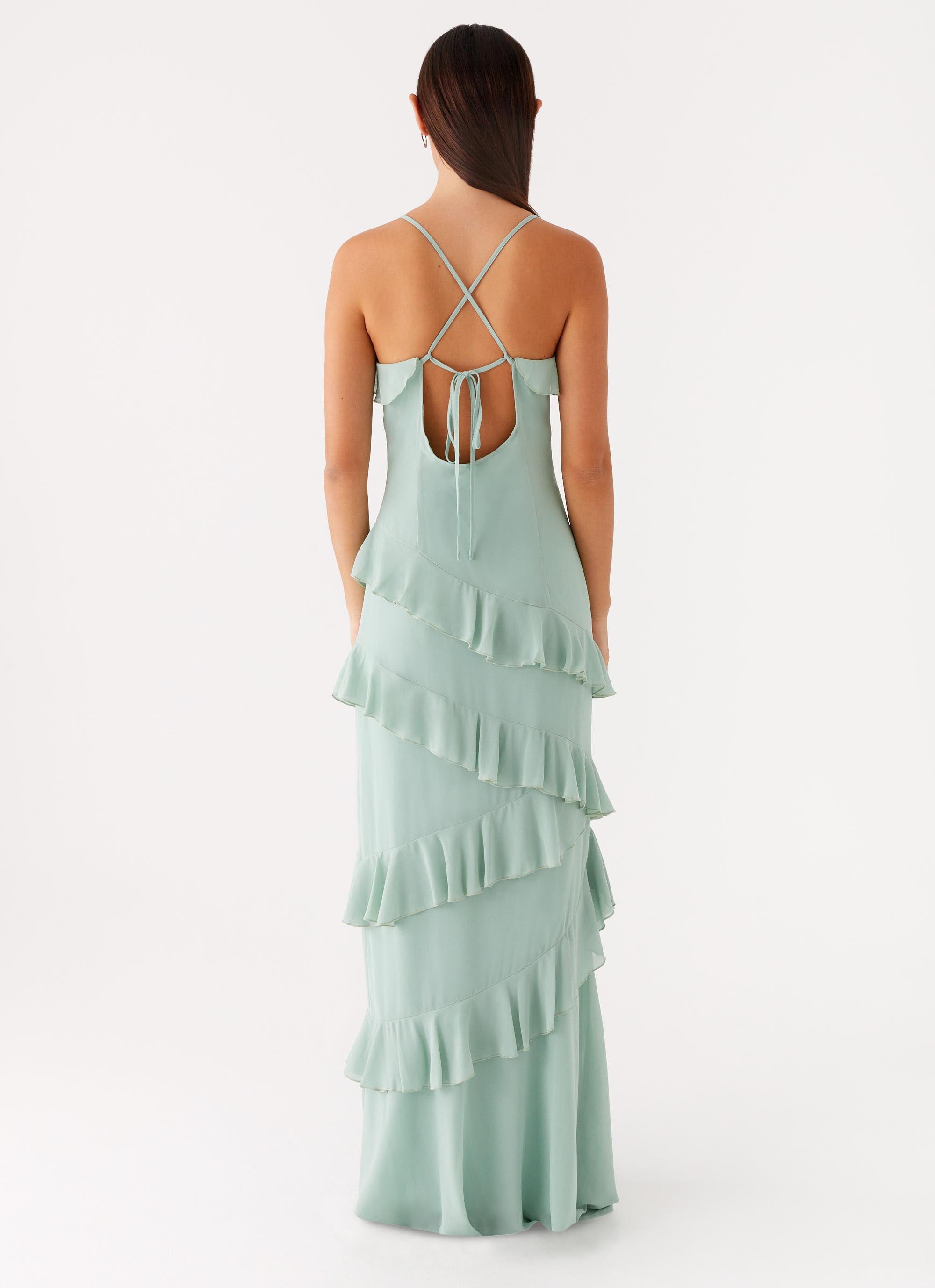 Country Club Maxi Dress - Sage