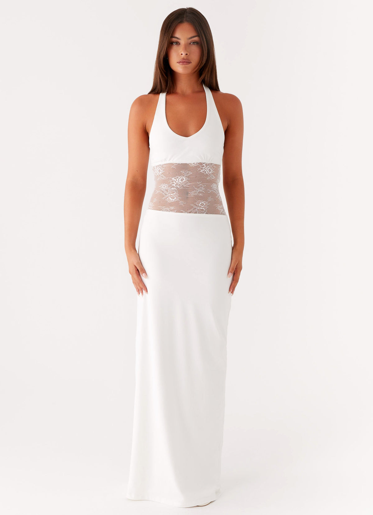 Main Focus Maxi Dress - White