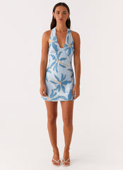 Miss Summer Mini Dress - Opulent Blue