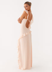 Naya Maxi Dress - Peach