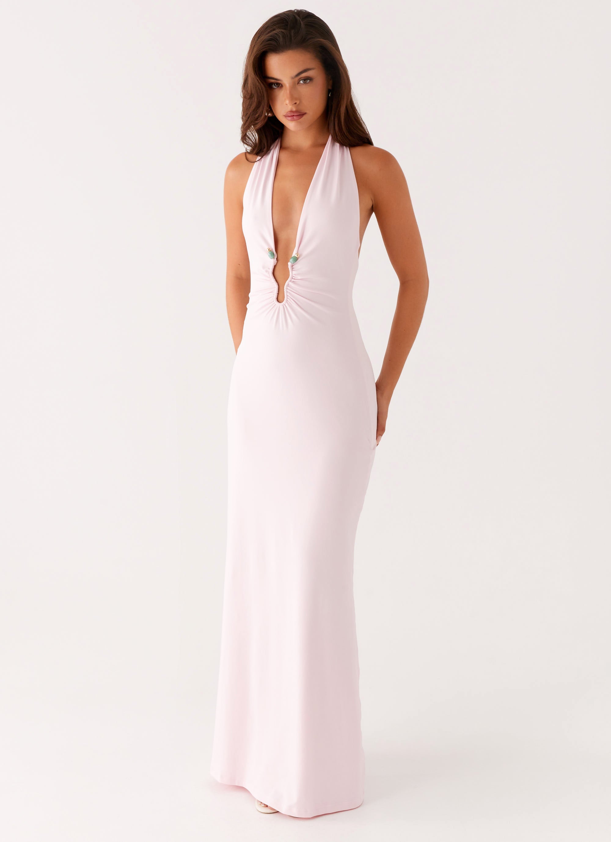 Nicola Maxi Dress - Pink
