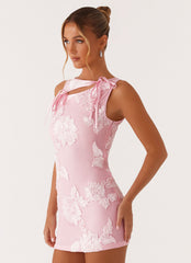 Portia Mini Dress - Pink