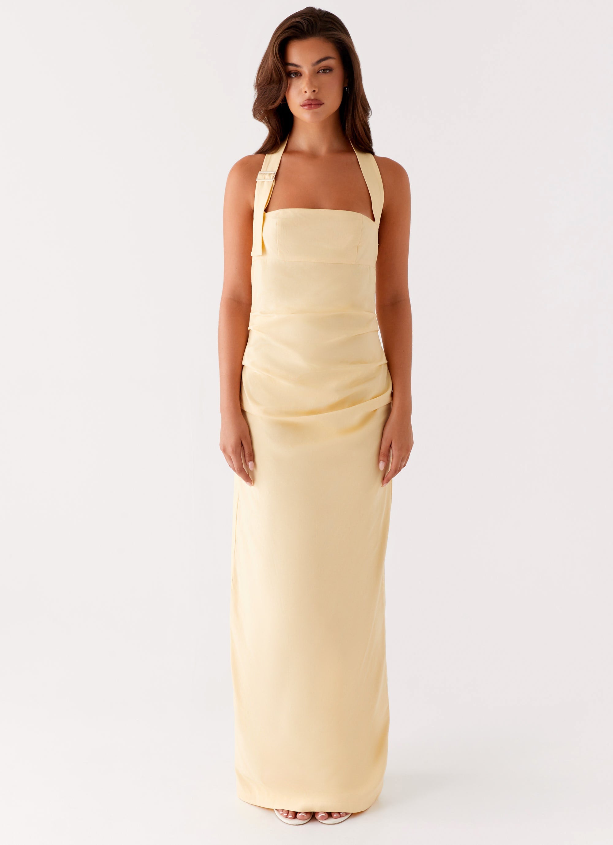 Rumour Has it Maxi Dress - Yellow