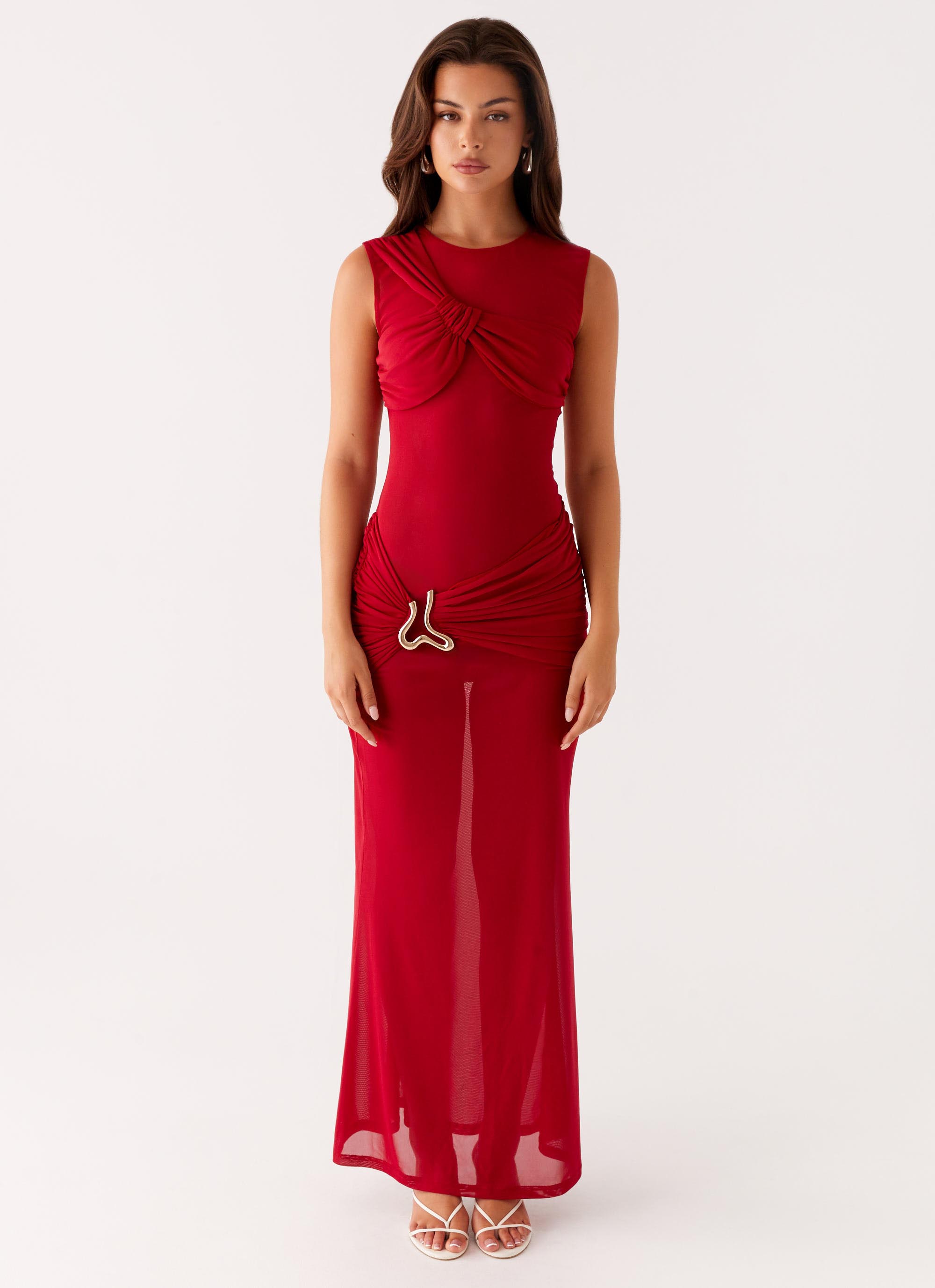 Worldwide Maxi Dress - Raspberry